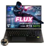 GameRaider FLUX GR16 Intel Core i9-14900HX GeForce RTX 5070 8GB 115W 64GB DDR5 2TB SSD 16 inç 2.5K QHD+ 300Hz FreeDos Gaming Laptop - Çanta Hediyeli - 007 First Light Hediyeli
