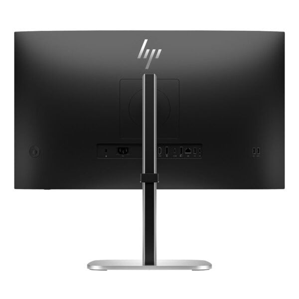 Yüksek çözünürlüklü HP oyun monitörü arka görünüm, HDMI, display port ve USB bağlantı noktaları ile donatılmış şık ve modern tasarım. Gaming ve profesyonel kullanım için uygun.