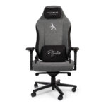 Karr Gaming Riftwalker Bel Destekli 4D Hafızalı Sünger Gri Kumaş Ergonomik Oyuncu Koltuğu