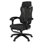 Karr Gaming Zephyr 2D Ayak Destekli Siyah Oyuncu Koltuğu