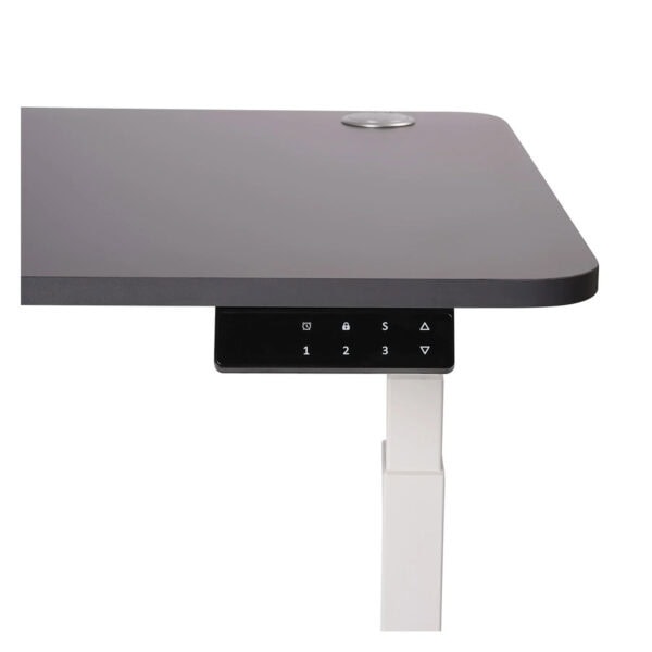 Yüksek teknoloji ile tasarlanmış ayarlanabilir oyun masası, şık ve modern estetik, dayanıklı yüzey ve kullanışlı kontrol paneli özellikleriyle gaming ve ofis kullanımı için ideal.