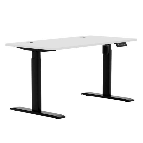 Sesli ve sessiz çalışma özelliğine sahip, ergonomik ayarlanabilir oyuncu veya çalışma masası, modern tasarım, geniş çalışma yüzeyi, ofis ve oyun odaları için ideal, dayanıklı ve şık görünüm.