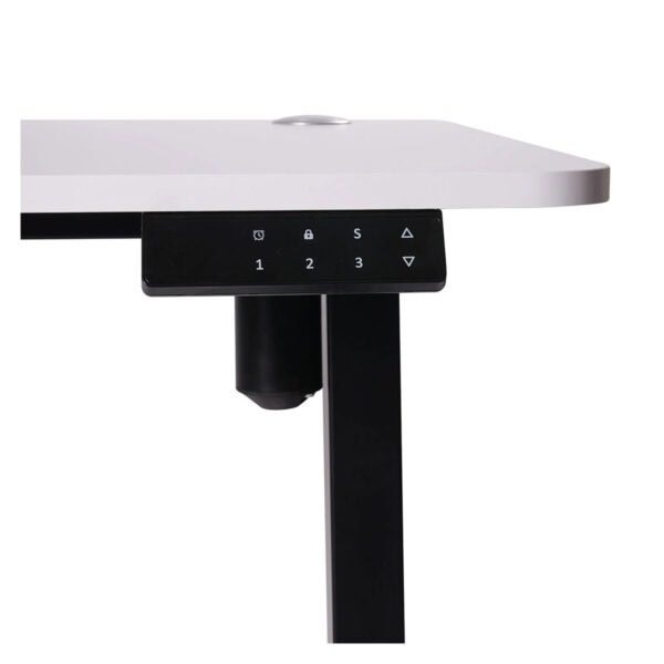 Yüksek teknoloji ile tasarlanmış oyun bilgisayarı veya ofis masası, şık ve modern görünüm, entegre kontrol paneli ve ayarlanabilir ayaklar ile ergonomik çalışma alanı sağlar.