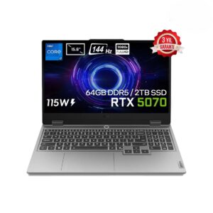 Lenovo Loq 15irx10 Intel Core I7 13650hx Geforce Rtx 5070 8gb 115w 64gb Ddr5 2tb Ssd 15 6 Inc Full Hd 144hz Ips Freedos Gaming Laptop 83je00ewtrv7 Control Resonant Hediyeli