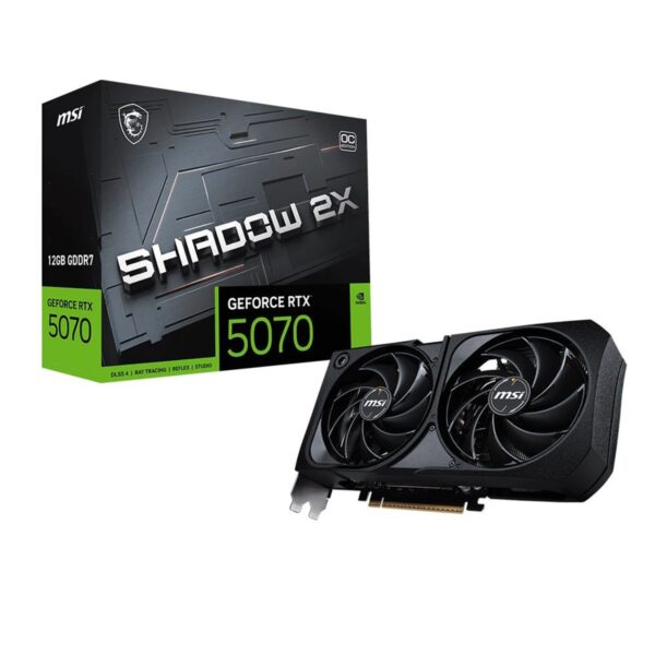 Msi Geforce Rtx 5070 12g Shadow 2x Oc 12gb Gddr7 192 Bit Dlss 4 Ekran Kartı