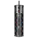 S-LINK PRZ01 PrizHive 3M 1860 Joule 1.5mm 1 Usb 1 TypeC 2.1A/5V 16A 250V 3680W 10'lu Akım Korumalı Priz Siyah