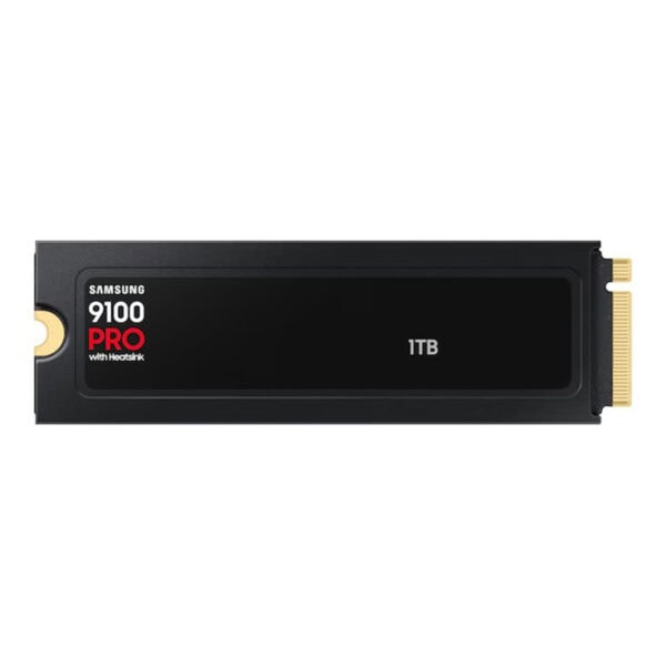 Yüksek kapasiteli Samsung 1TB 9100 PRO NVMe SSD, yüksek hızlar ve güvenilirlik sağlar, oyun ve profesyonel uygulamalar için ideal depolama çözümüdür.