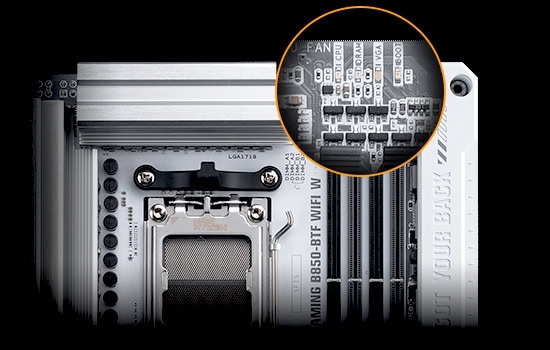Gömülü Anakart ve İşlemci Yuvası ile PC Bileşeni, Anakartlar, İşlemci Yuvaları ve Mükemmel Performans İçin Donanım Parçaları.