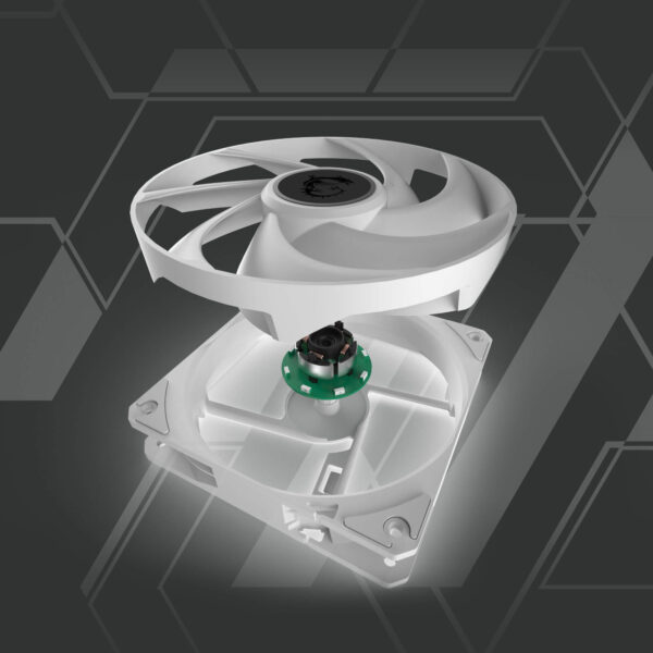 Yüksek performanslı bilgisayar fanı soğutma sistemleri için tasarlanmış. Hava akışı sağlayarak bilgisayar bileşenlerinin aşırı ısınmasını önler ve oyun performansını artırır.