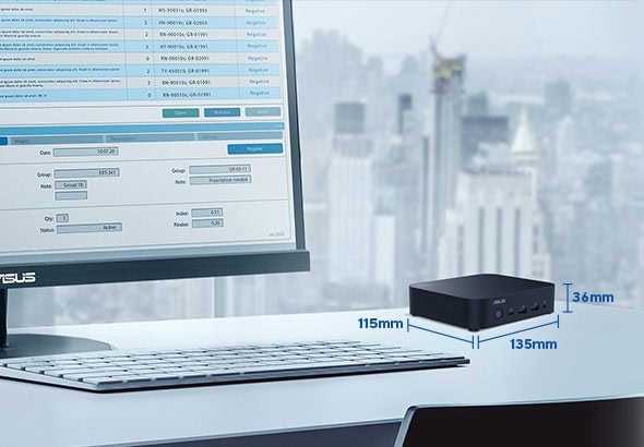 Yüksek performanslı ASUS mini bilgisayar, dahili USB portları ve yüksek hızlı veri transferi özellikleriyle oyun ve profesyonel kullanım için optimize edilmiştir.