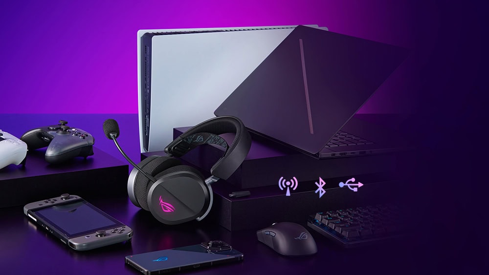 Yüksek performanslı oyun bilgisayarı ve gaming ekipmanları, RGB klavye, fare, kulaklık ve oyun kontrolcüleri ile profesyonel oyun deneyimi.