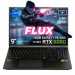 GameRaider FLUX GR16 Intel Core i7-14650HX GeForce RTX 5060 8GB 115W 16GB DDR5 1TB SSD 16 inç 2.5K QHD+ 180Hz FreeDos Gaming Laptop - Çanta Hediyeli