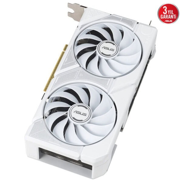 Yüksek performanslı ASUS ekran kartı, çift fanlı soğutma sistemi ve oyun performansını artıran modern tasarımıyla gaming ve bilgisayar tutkunları için ideal.