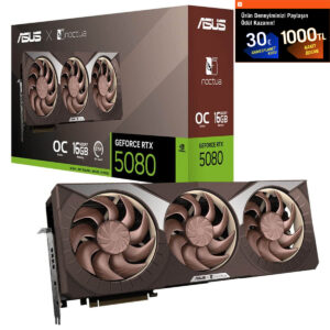 Asus Geforce Rtx 5080 16gb Gddr7 Noctua Oc Edition 256 Bit Dlss 4 Ekran Kartı 1