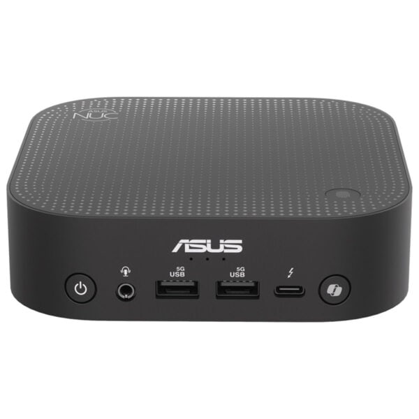 Yüksek çözünürlüklü ASUS mini bilgisayar, oyun ve ofis kullanımına uygun güçlü bağlantı seçenekleriyle modern tasarım.