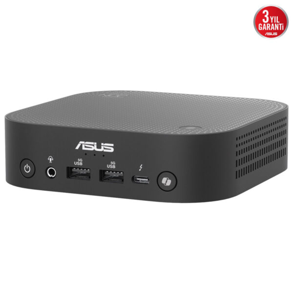 Yüksek çözünürlüklü ASUS mini bilgisayar kasa, çoklu USB girişleri ve şarj desteği ile oyun ve ofis kullanımı için ideal. Dayanıklı ve şık tasarımıyla her ortamda şıklık sağlar.