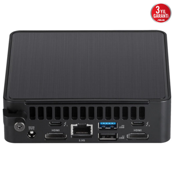 Yüksek performanslı mini bilgisayar, çeşitli bağlantı portlarıyla oyun ve çoklu görevler için ideal, dayanıklı tasarım ve güvence ile ASUS garantili mini PC.