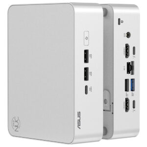 Yüksek çözünürlüklü ASUS NUC mini bilgisayar, çoklu USB portlarla hızlı veri aktarımı ve geniş bağlantı seçenekleri sunar. Ofis ve oyun performansı için ideal kompakt bilgisayar çözümü.