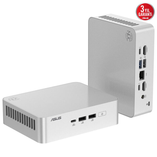 Yüksek performanslı ASUS NUC mini bilgisayar, gelişmiş bağlantı seçenekleri ve kompakt tasarımıyla oyun ve ofis kullanımı için ideal.