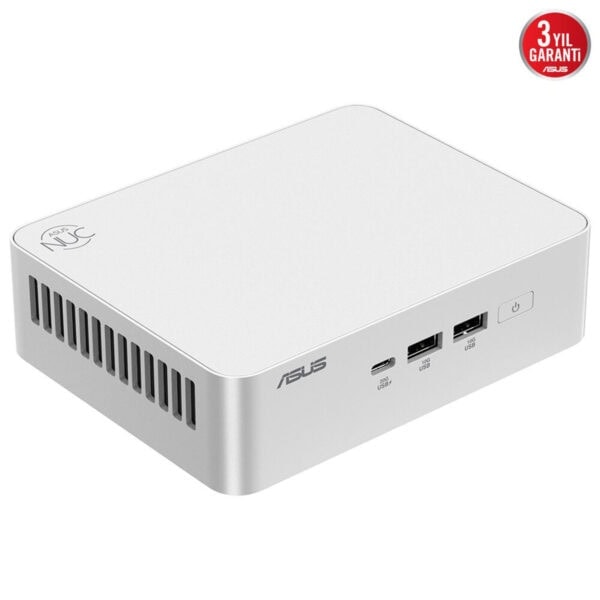Yüksek performanslı Asus NUC mini bilgisayar, oyun ve eğitim için ideal, çeşitli giriş seçenekleri ve şık tasarımıyla öne çıkar.