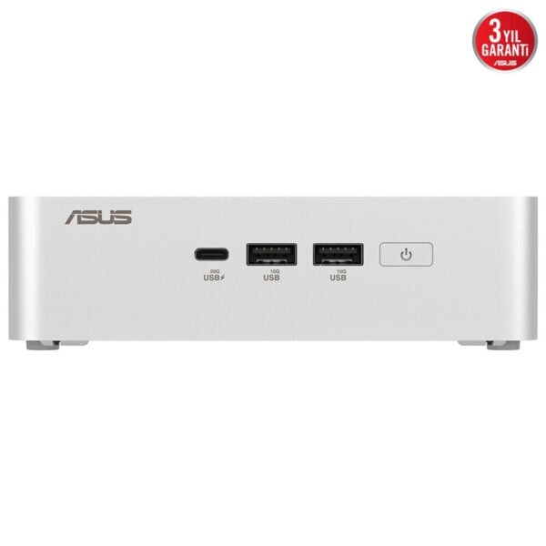 Hızlı şarj ve yüksek hızlı veri transferi için ASUS USB-C ve USB-A bağlantı noktaları içeren modern bilgisayar aksesuarı.