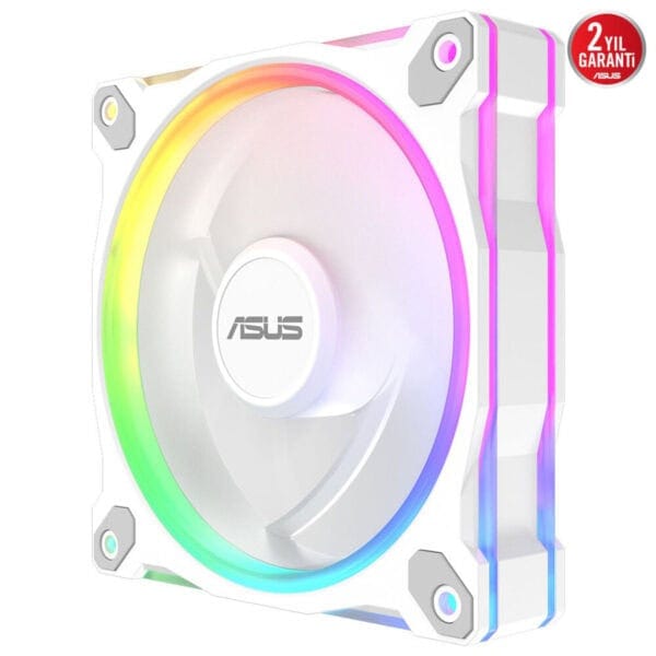 Yüksek performanslı ASUS oyun bilgisayarı soğutucu RGB aydınlatmalı fan, şık tasarım ve dayanıklılık, gaming pc aksesuarları ve soğutucu parçaları, 2 yıllık garanti.