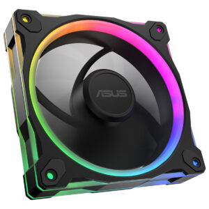 Yüksek performanslı ASUS CPU soğutucu fansız, RGB aydınlatmalı ve oyun içi optimum soğutma sağlar. Gaming ve bilgisayar bileşenleri için mükemmel, LED ışıklandırmalı işlemci fanı.