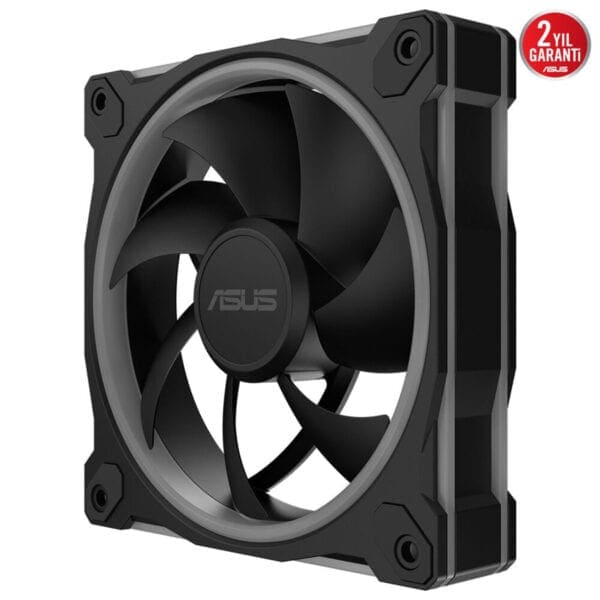 Yüksek performanslı ASUS bilgisayar kasası fanı, sessiz ve iyi hava akışı sağlayan oyun ve bilgisayar montajı için ideal soğutma çözümü.