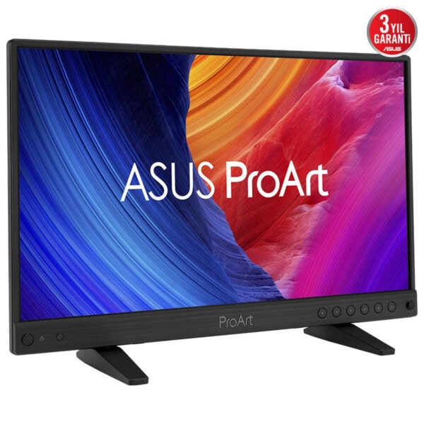 Kurumsal oyun ve grafik tasarımı için ideal ASUS ProArt monitör, yüksek renk doğruluğu ve geniş görüntüleme açısı sunar, kaliteli ekran deneyimi sağlar.