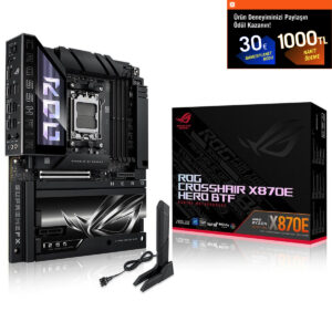 Asus Rog Crosshair X870e Hero Btf 8600mhz Ddr5 Soket Am5 M.2 Hdmi Atx Anakart 1