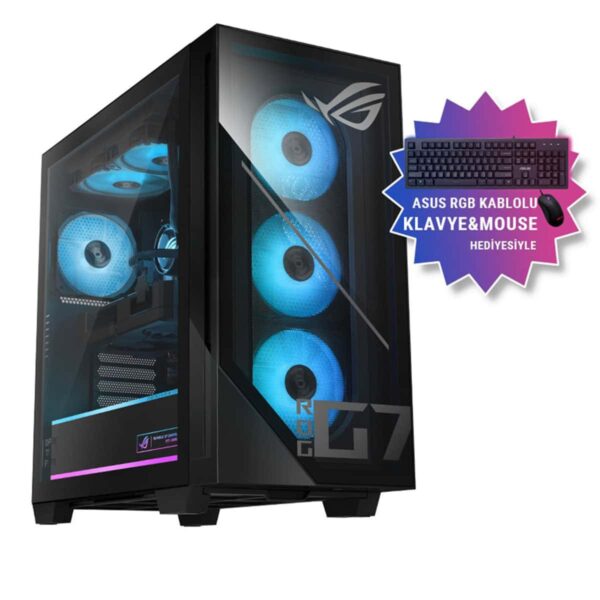 Asus Rog Gm700tz R9700x0430 Amd Ryzen 7 9700x 16gb Ddr5 1tb Ssd Prime Rx 9070 Xt Oc 16gb 850w 80 Gold Freedos Gaming Masaustu Bilgisayar F1