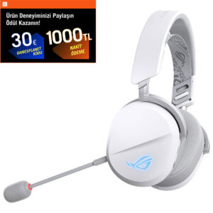 Asus Rog Pelta White Edition Rgb Ps5 Uyumlu Kablosuz Gaming Kulaklik K1