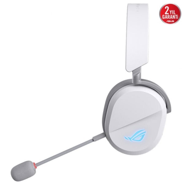Yüksek kaliteli gaming mikrofon, ASUS ROG logosu ile, profesyonel oyun ve sesli iletişim için uygun, temiz ses ve hassasiyet sağlayan tasarım.