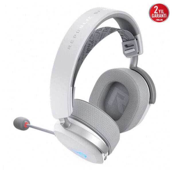 Oyuncu kulaklığı, ASUS ROG Strix Go 2.4, kablosuz gaming headset, yüksek ses kalitesi, hafif ve konforlu tasarım, oyuncular için ideal, RGB aydınlatmalı, oyun ve iletişim için mükemmel seçim.