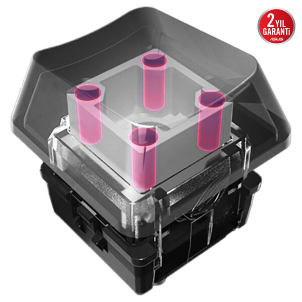 Asus Rog Rx Switchler Ile Uyumlu Pbt Doubleshot 123 Adet Keycap Set 3