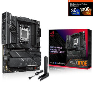 Asus Rog Strix X870e H Gaming Wifi7 8000mhz (oc) Ddr5 Soket Am5 M.2 Hdmi Atx Anakart 1
