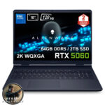 Dell Alienware 16 Aurora Intel Core 7-240H GeForce RTX 5060 8GB 64GB DDR5 2TB SSD 16 inç 2K WQXGA 120Hz WVA Ubuntu Gaming Laptop (AC16250-C71615U56Nv5) - 2 Yıl Yerinde Servis Garantisi - 007 First Light Hediyeli