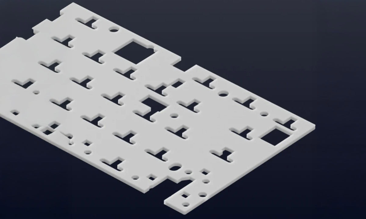 MelGeek MADE68 PRO+ Purple Light Gaming Klavye H18