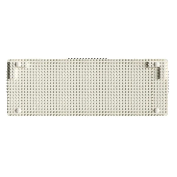 Beyaz LEGO parçası, düz yatay taban, oyuncak yapım ve inşa setleri için uygun, detaylı ve yüksek kaliteli, çocuklar ve yetişkinler için uygun, LEGO koleksiyonu için ideal.