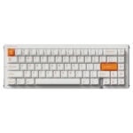 MelGeek REAL67 Sodium-White %65 TTC Tai E Manyetik Switch 8K Hz Hall Effect Hotswap RGB İngilizce Gaming Klavye - 2 Yıl Birebir Değişim Garantili