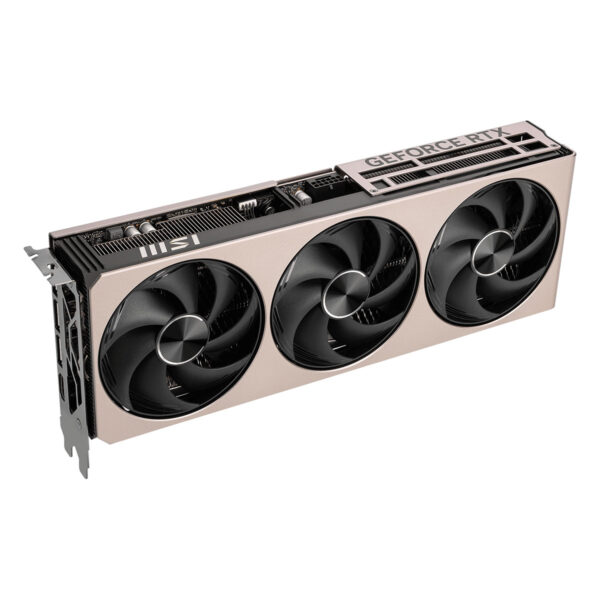 Yüksek performanslı MSI GeForce RTX ekran kartı, üç fanlı soğutma sistemiyle güçlü grafik işlemleri ve oyun deneyimi sağlar. Gaming ve tasarım için ideal, modern ve şık tasarıma sahip.