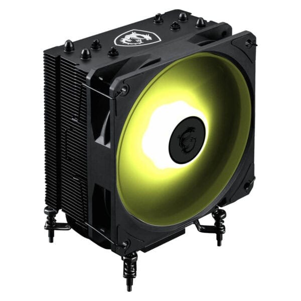 Yüksek performanslı bilgisayar işlemcisi soğutucu, RGB ışıklı fan ve susturucu tasarım ile gaming bilgisayarları için ideal soğutma çözümü.