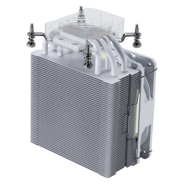 Yüksek performanslı bilgisayar CPU soğutucu ısıtıcısı, geniş alüminyum ısı dağıtıcı ve fana sahip, oyun ve performans bilgisayarı soğutma çözümleri için ideal.