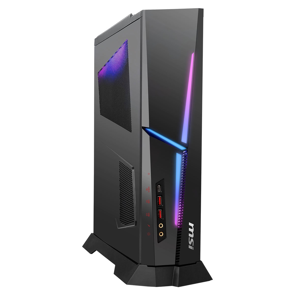 Yüksek performanslı oyuncu bilgisayarı, RGB aydınlatmalı kasası ve gelişmiş soğutma sistemi ile oyun oynamak için ideal. MSI markalı güç kaynağı ve hızlı bağlantı portlarıyla donatılmıştır.
