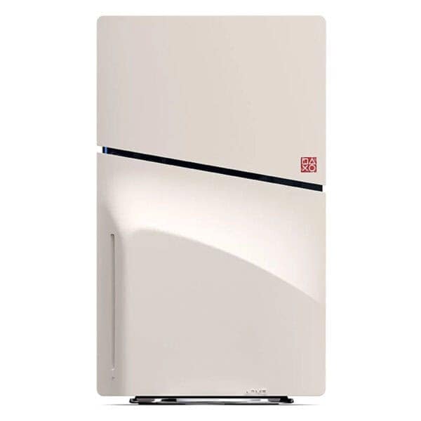 Yüksek kaliteli oyun konsolu, beyaz renk ve şık tasarım, PS5, dijital sürüm, modern görünümlü ve yüksek performanslı, ev eğlencesi için ideal.