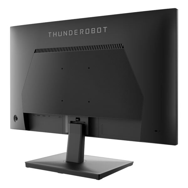 Yüksek çözünürlüklü Thunderbolt monitör arka görünüm, modern ve şık tasarım, detaylı teknik özellikler ve oyun performansı için ideal ekran.