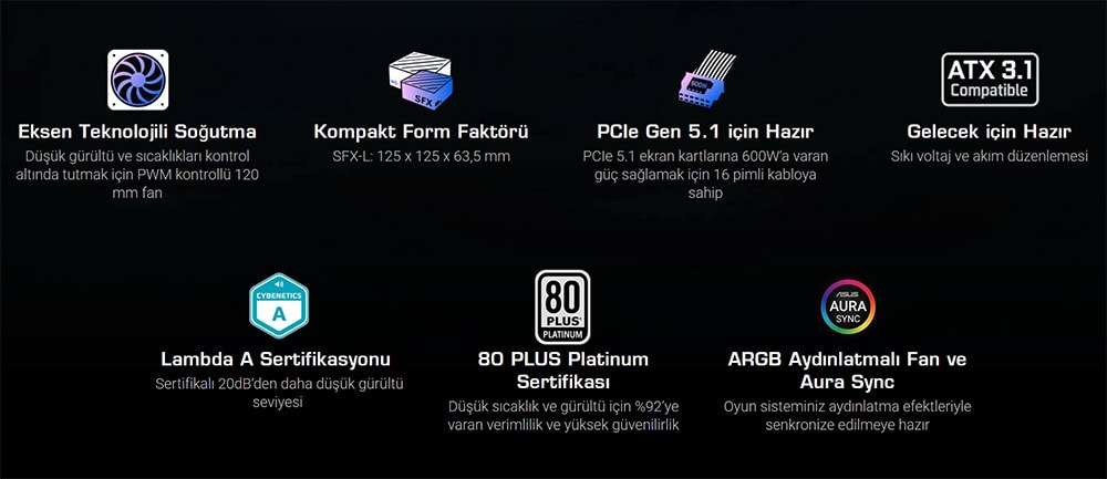Yüksek performanslı bilgisayar bileşenleri ve oyun donanımı, sessiz ve etkili soğutma çözümleri ile profesyonel gaming donanımı, ARGB aydınlatmalı fanlar ve sertifikalar.