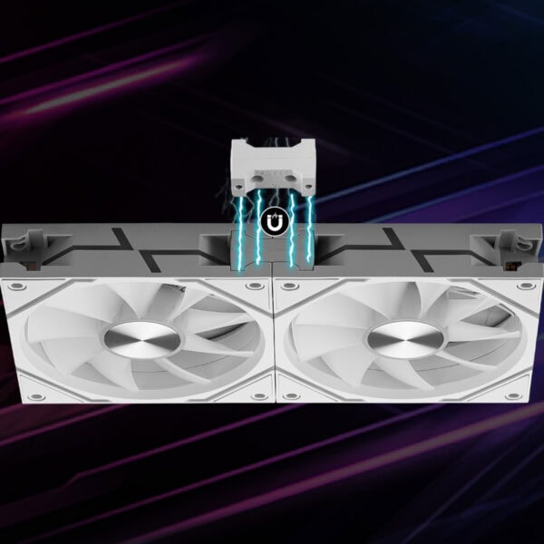 MSI MPG EZ120 ARGB White 120mm 3'lü Kasa Fanı H2