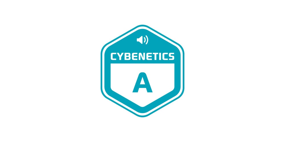 Yapay zekaya dayalı oyun simülasyonu ve bilgisayar ortamında yapay yaşam formları, Cybenetics A etiketi ve ikon tasarımı, oyun içeriklerinde kullanılmak üzere optimize edilmiştir.