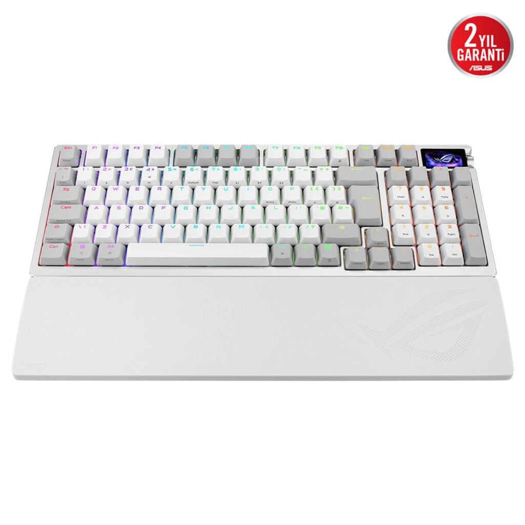 ASUS ROG Azoth 96 HE White 8K Hz Gaming Klavye - Gaming.Gen.TR